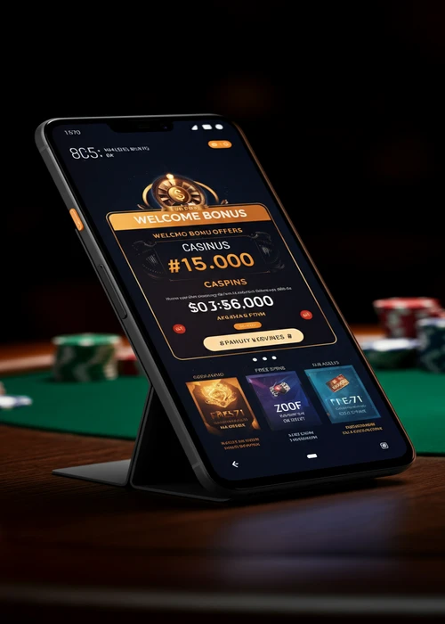 Promotional banner at Betmac Casino showcasing a generous welcome bonus and free spins